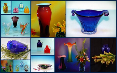 Hand Crafted Glass Vases